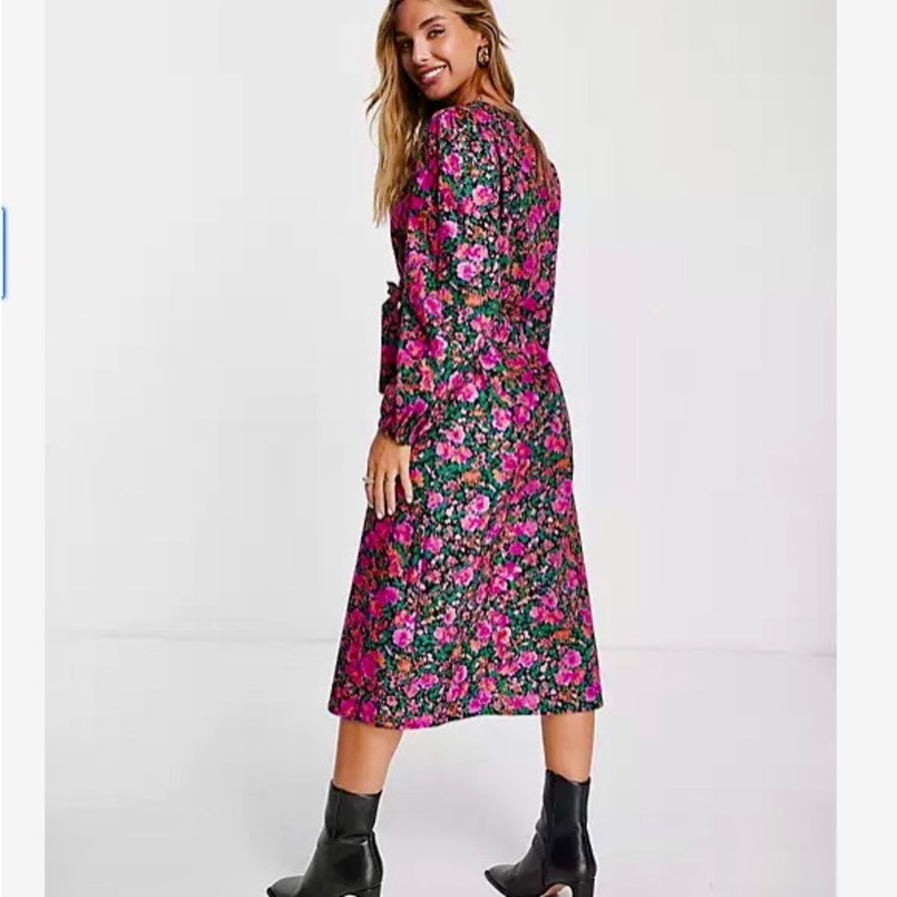 Vila Floral Dress Size 8